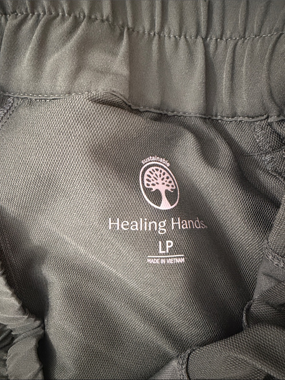 healing hands Olive Drawstring Cargo Joggers - Picture 10 of 10